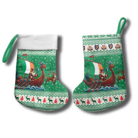 Ireland Viking Santa Christmas Stocking Funny Reindeer Norse Xmas - Wonder Print Shop