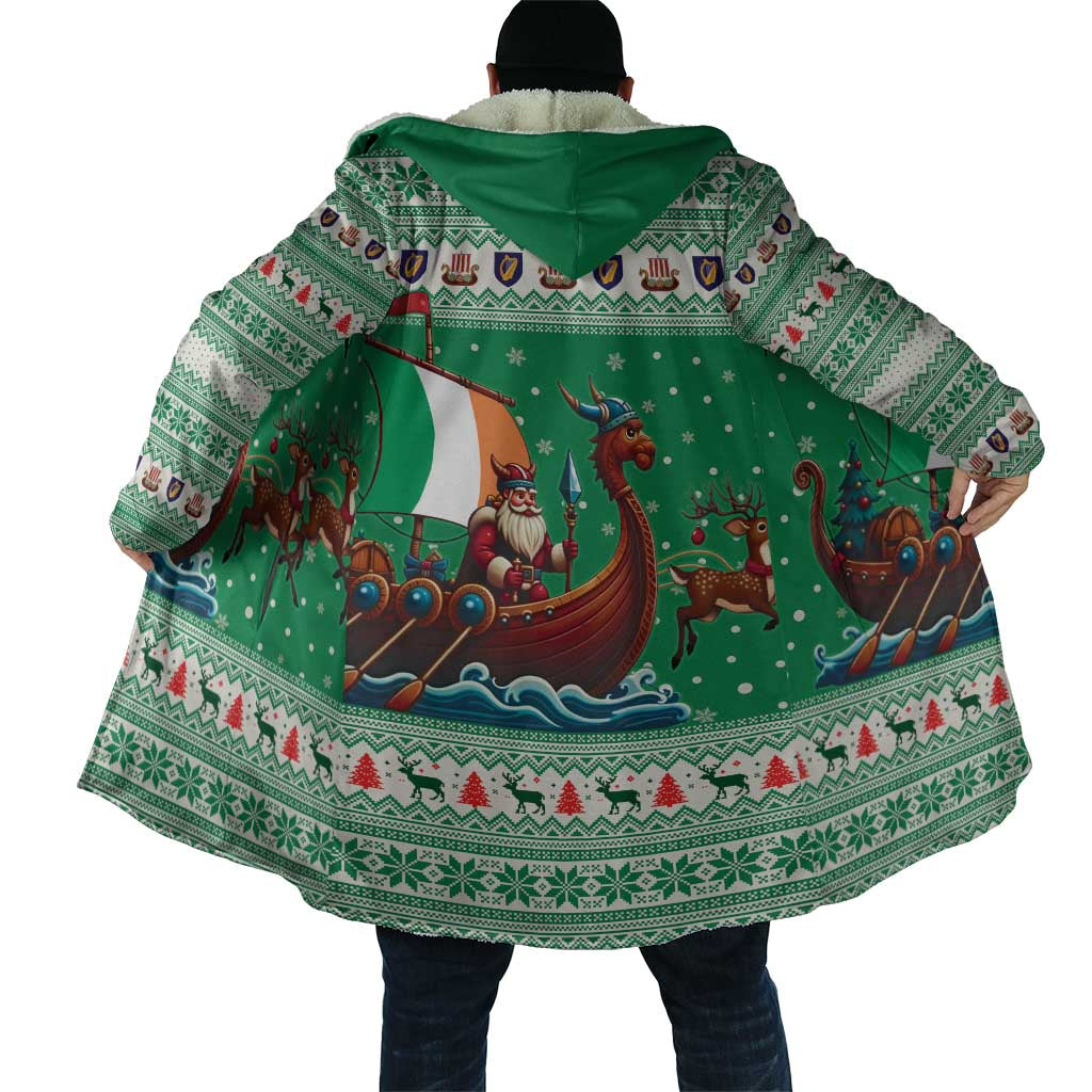 Ireland Viking Santa Christmas Cloak Funny Reindeer Norse Xmas - Wonder Print Shop