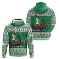 Ireland Viking Santa Christmas Hoodie Funny Reindeer Norse Xmas - Wonder Print Shop