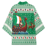Ireland Viking Santa Christmas Kimono Funny Reindeer Norse Xmas - Wonder Print Shop
