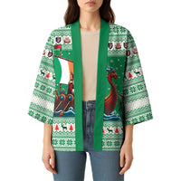 Ireland Viking Santa Christmas Kimono Funny Reindeer Norse Xmas - Wonder Print Shop