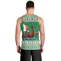 Ireland Viking Santa Christmas Men Tank Top Funny Reindeer Norse Xmas - Wonder Print Shop