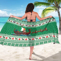 Ireland Viking Santa Christmas Sarong Funny Reindeer Norse Xmas - Wonder Print Shop