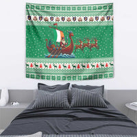 Ireland Viking Santa Christmas Tapestry Funny Reindeer Norse Xmas - Wonder Print Shop