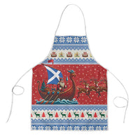 Scotland Viking Santa Christmas Apron Funny Reindeer Norse Xmas - Wonder Print Shop