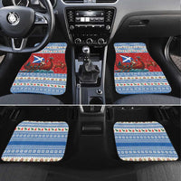 Scotland Viking Santa Christmas Car Mats Funny Reindeer Norse Xmas - Wonder Print Shop