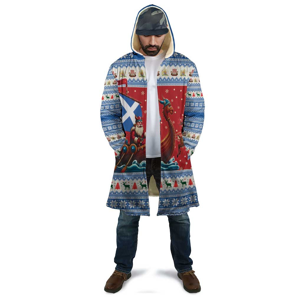 Scotland Viking Santa Christmas Cloak Funny Reindeer Norse Xmas - Wonder Print Shop
