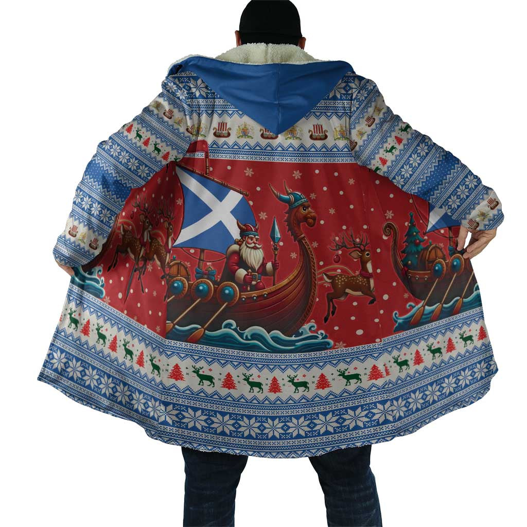 Scotland Viking Santa Christmas Cloak Funny Reindeer Norse Xmas - Wonder Print Shop
