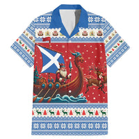 Scotland Viking Santa Christmas Family Matching Mermaid Dress and Hawaiian Shirt Funny Reindeer Norse Xmas - Wonder Print Shop