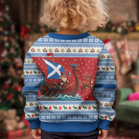 Scotland Viking Santa Christmas Kid Ugly Christmas Sweater Funny Reindeer Norse Xmas - Wonder Print Shop