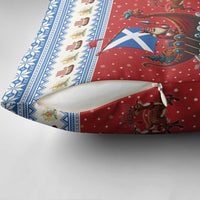 Scotland Viking Santa Christmas Pillow Cover Funny Reindeer Norse Xmas - Wonder Print Shop