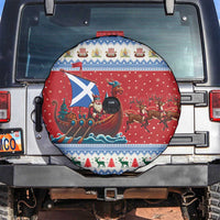 Scotland Viking Santa Christmas Spare Tire Cover Funny Reindeer Norse Xmas - Wonder Print Shop