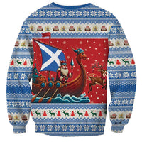 Scotland Viking Santa Christmas Sweatshirt Funny Reindeer Norse Xmas - Wonder Print Shop