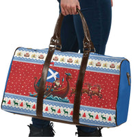 Scotland Viking Santa Christmas Travel Bag Funny Reindeer Norse Xmas - Wonder Print Shop