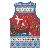 Denmark Viking Santa Christmas Basketball Jersey Funny Reindeer Norse Xmas - Wonder Print Shop