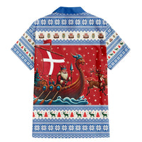 Denmark Viking Santa Christmas Family Matching Mermaid Dress and Hawaiian Shirt Funny Reindeer Norse Xmas - Wonder Print Shop