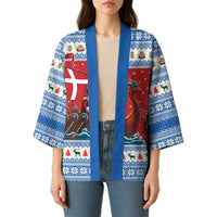 Denmark Viking Santa Christmas Kimono Funny Reindeer Norse Xmas - Wonder Print Shop