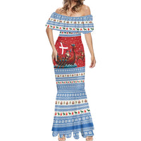 Denmark Viking Santa Christmas Mermaid Dress Funny Reindeer Norse Xmas - Wonder Print Shop