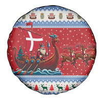 Denmark Viking Santa Christmas Spare Tire Cover Funny Reindeer Norse Xmas - Wonder Print Shop
