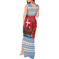 Denmark Viking Santa Christmas Tank Maxi Dress Funny Reindeer Norse Xmas - Wonder Print Shop