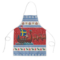 Sweden Viking Santa Christmas Apron Funny Reindeer Norse Xmas - Wonder Print Shop