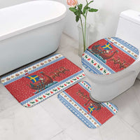 Sweden Viking Santa Christmas Bathroom Set Funny Reindeer Norse Xmas - Wonder Print Shop