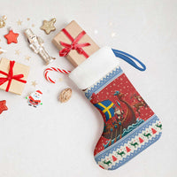 Sweden Viking Santa Christmas Stocking Funny Reindeer Norse Xmas - Wonder Print Shop