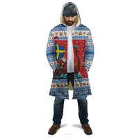 Sweden Viking Santa Christmas Cloak Funny Reindeer Norse Xmas - Wonder Print Shop
