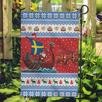 Sweden Viking Santa Christmas Garden Flag Funny Reindeer Norse Xmas - Wonder Print Shop