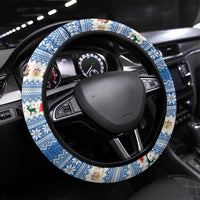 Sweden Viking Santa Christmas Steering Wheel Cover Funny Reindeer Norse Xmas - Wonder Print Shop