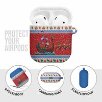 Norway Viking Santa Christmas AirPods Case Funny Reindeer Norse Xmas - Wonder Print Shop
