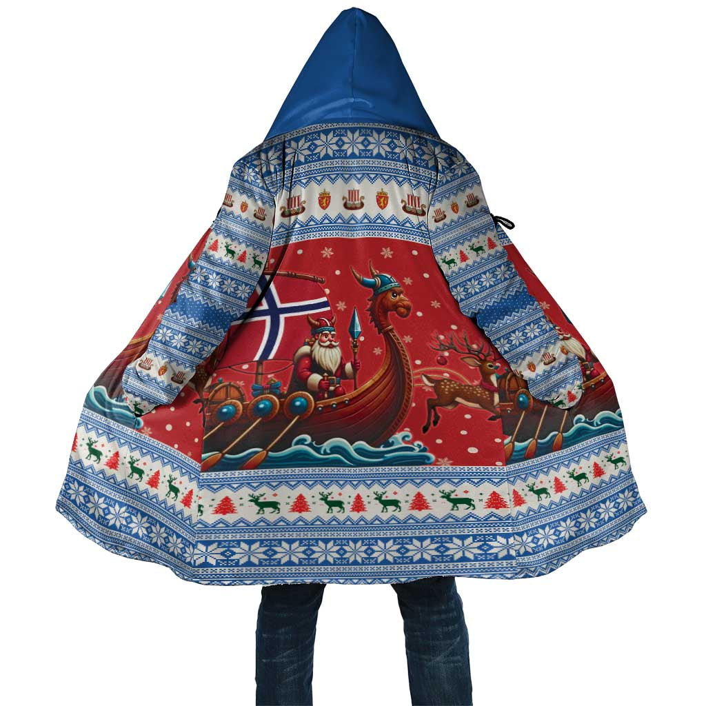 Norway Viking Santa Christmas Cloak Funny Reindeer Norse Xmas - Wonder Print Shop