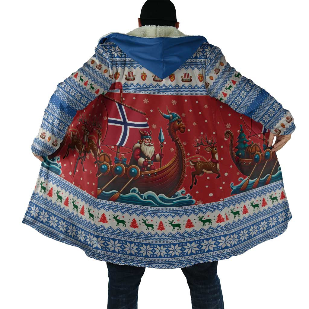 Norway Viking Santa Christmas Cloak Funny Reindeer Norse Xmas - Wonder Print Shop