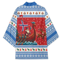 Norway Viking Santa Christmas Kimono Funny Reindeer Norse Xmas - Wonder Print Shop