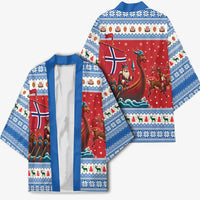 Norway Viking Santa Christmas Kimono Funny Reindeer Norse Xmas - Wonder Print Shop