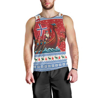 Norway Viking Santa Christmas Men Tank Top Funny Reindeer Norse Xmas - Wonder Print Shop
