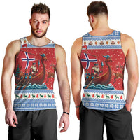 Norway Viking Santa Christmas Men Tank Top Funny Reindeer Norse Xmas - Wonder Print Shop