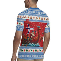 Norway Viking Santa Christmas Rugby Jersey Funny Reindeer Norse Xmas - Wonder Print Shop