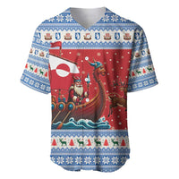 Greenland Viking Santa Christmas Baseball Jersey Funny Reindeer Norse Xmas - Wonder Print Shop