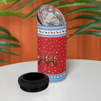 Greenland Viking Santa Christmas 4 in 1 Can Cooler Tumbler Funny Reindeer Norse Xmas - Wonder Print Shop