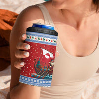 Greenland Viking Santa Christmas 4 in 1 Can Cooler Tumbler Funny Reindeer Norse Xmas - Wonder Print Shop