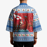 Greenland Viking Santa Christmas Kimono Funny Reindeer Norse Xmas - Wonder Print Shop