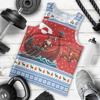 Greenland Viking Santa Christmas Men Tank Top Funny Reindeer Norse Xmas - Wonder Print Shop