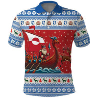 Greenland Viking Santa Christmas Polo Shirt Funny Reindeer Norse Xmas - Wonder Print Shop