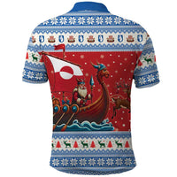 Greenland Viking Santa Christmas Polo Shirt Funny Reindeer Norse Xmas - Wonder Print Shop