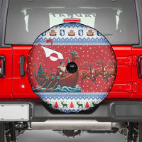 Greenland Viking Santa Christmas Spare Tire Cover Funny Reindeer Norse Xmas - Wonder Print Shop