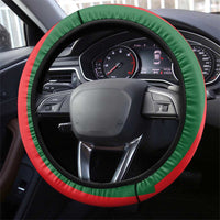 Portugal Football Steering Wheel Cover Coat of Arms Line Art Style - Wonder Print Shop