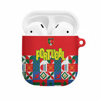 Portugal Football AirPods Case Patchwork National Flag Design - Wonder Print Shop