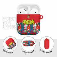 Portugal Football AirPods Case Patchwork National Flag Design - Wonder Print Shop