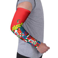 Portugal Football Arm Sleeves Patchwork National Flag Design - Wonder Print Shop